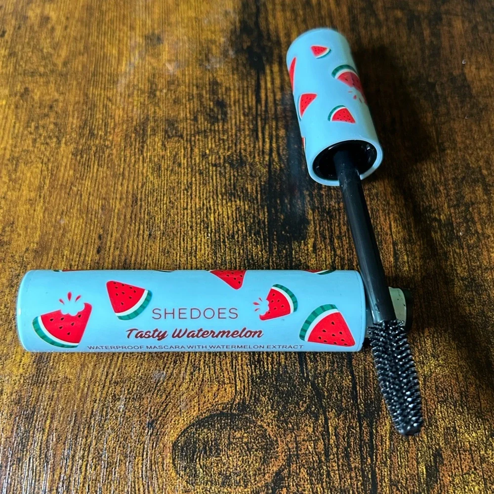 Waterproof Mascara in Light Blue Watermelon Print